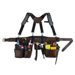Husky Pro Level Work Tool Belt With Suspenders -Husky Tools Shop black brown husky tool belts hd55505 th 40 1000