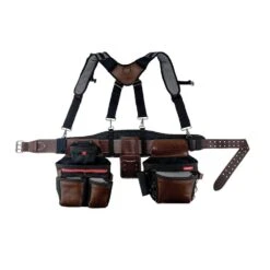 Husky Pro Level Work Tool Belt With Suspenders