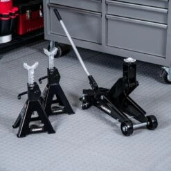 Husky 3-Ton Light Duty Truck Jack And Jack Stand Pair -Husky Tools Shop black floor jacks hd00127 zd 31 1000