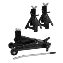 Husky 3-Ton Light Duty Truck Jack And Jack Stand Pair