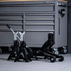 Husky 3-Ton Light Duty Truck Jack And Jack Stand Pair -Husky Tools Shop black floor jacks hd00127 zd fa 1000