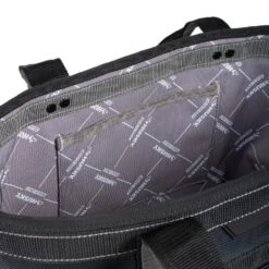 Husky 14 In. Build Out Open Top Tool Bag -Husky Tools Shop black grey husky tool bags hd72089 th 1d 1000