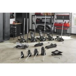 Husky 3-Ton Aluminum/Steel Floor Jack -Husky Tools Shop black husky floor jacks hpl4751 31 1000