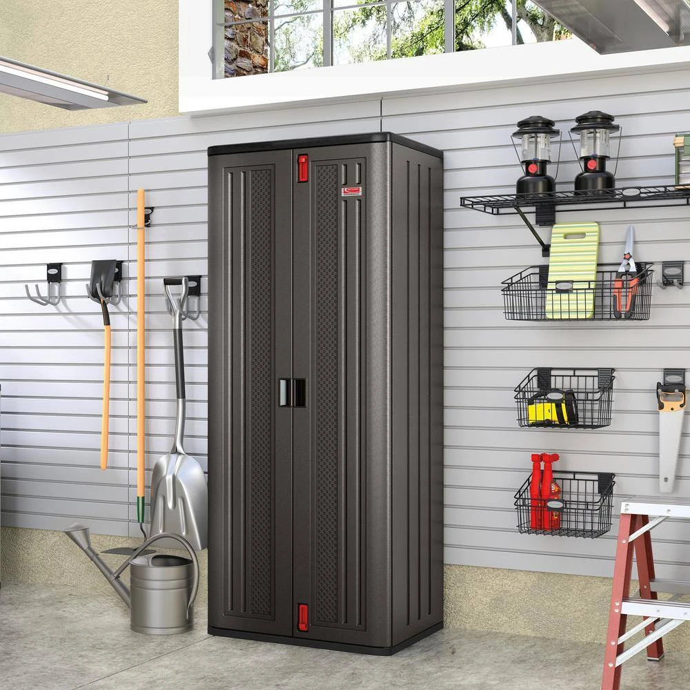 Husky 30 In. X 72 In. X 20.25 In. Freestanding Cabinet In Black 7 Husky 30 In. X 72 In. X 20.25 In. Freestanding Cabinet In Black - Image 5