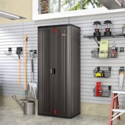 Husky 30 In. X 72 In. X 20.25 In. Freestanding Cabinet In Black 10 Husky 30 In. X 72 In. X 20.25 In. Freestanding Cabinet In Black -Husky Tools Shop black husky free standing cabinets bmch7200 4f 1000