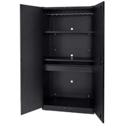 Husky Extra Wide Heavy Duty 20-Gauge Steel Freestanding Garage Cabinet