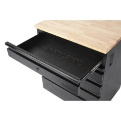 Husky Heavy Duty 18-Gauge Steel 5-Drawer Black Garage Base Cabinet -Husky Tools Shop black husky free standing cabinets htc100007 77 1000