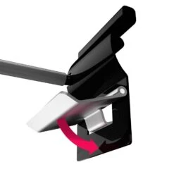 Husky Vertical Bike Hook For Garage Slat Wall And Track Systems -Husky Tools Shop black husky garage storage hooks 90234hwvb 77 1000