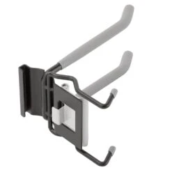 Husky 6 In. Quad Hook For Garage Slat Wall And Track Systems -Husky Tools Shop black husky garage storage hooks 90236hwfq a0 1000