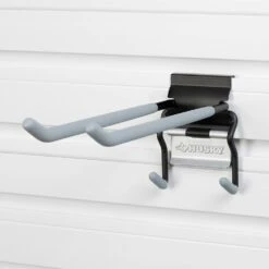 Husky 10 In. Quad Hook For Garage Slat Wall And Track Systems -Husky Tools Shop black husky garage storage hooks 90237hwfq 40 1000