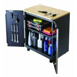 Husky 5-Piece Ready-to-Assemble Steel Garage Storage System In Black (72 In. W X 98 In. H X 24 In. D ) -Husky Tools Shop black husky garage storage systems g07207st us 1d 1000