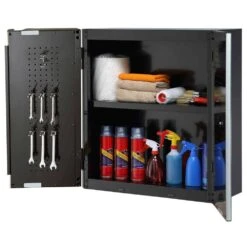 Husky 5-Piece Ready-to-Assemble Steel Garage Storage System In Black (72 In. W X 98 In. H X 24 In. D ) -Husky Tools Shop black husky garage storage systems g07207st us 77 1000
