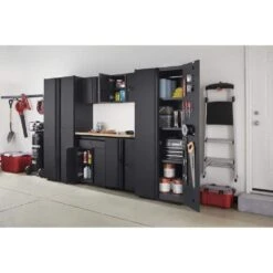 Husky 7-Piece Regular Duty Welded Steel Garage Storage System In Black 17 Husky 7-Piece Regular Duty Welded Steel Garage Storage System In Black -Husky Tools Shop black husky garage storage systems gs10807 1dwo a0 1000