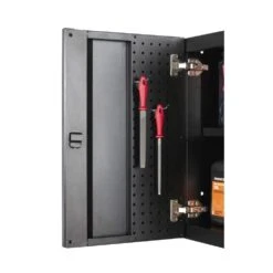 Husky 3-Piece Heavy Duty Welded Steel Garage Storage System In Black (64 In. W X 81 In. H X 24 In. D) -Husky Tools Shop black husky garage storage systems htc310110 d4 1000