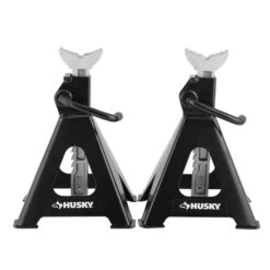 Husky 6-Ton Extended Reach Heavy-Duty Steel Car Jack Stands -Husky Tools Shop black husky jack stands hpl4115 40 1000