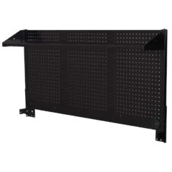 Husky Modular Tool Storage 72 In. W Standard Duty Black Mobile Workbench Cabinet With Pegboard And 20 In. Side Locker -Husky Tools Shop black husky mobile workbenches h52modsuite5 fa 1000