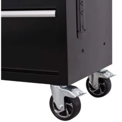 Husky Modular Tool Storage 52 In. W X 20 In. D Standard Duty Black Mobile Workbench Cabinet -Husky Tools Shop black husky mobile workbenches h52mwc10mod 44 1000