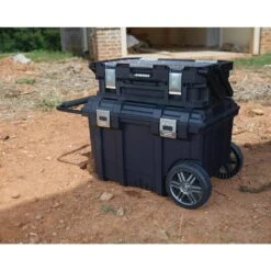 Husky 26 In. Connect Rolling Tool Box Black -Husky Tools Shop black husky modular tool storage systems 228224 fa 1000