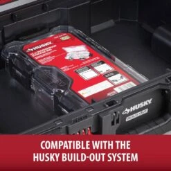 Husky Build-Out 22 In. Modular Tool Storage Tool Case -Husky Tools Shop black husky modular tool storage systems 22842 66 1000