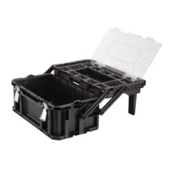Husky 22 In. Connect Cantilever Portable Tool Box 17 Husky 22 In. Connect Cantilever Portable Tool Box -Husky Tools Shop black husky modular tool storage systems 230378 1f 1000