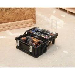 Husky 22 In. Connect Cantilever Portable Tool Box 14 Husky 22 In. Connect Cantilever Portable Tool Box -Husky Tools Shop black husky modular tool storage systems 230378 40 1000