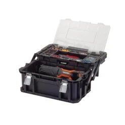Husky 22 In. Connect Cantilever Portable Tool Box 20 Husky 22 In. Connect Cantilever Portable Tool Box -Husky Tools Shop black husky modular tool storage systems 230378 76 1000