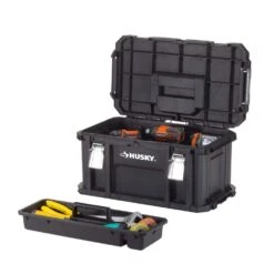 Husky 22 In. Mobile Connect Tool Box -Husky Tools Shop black husky modular tool storage systems 236738 1f 1000