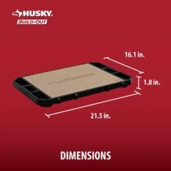 Husky Build-Out 23 In. Modular Tool Storage Workbench Top -Husky Tools Shop black husky modular tool storage systems hky22851st 4f 1000