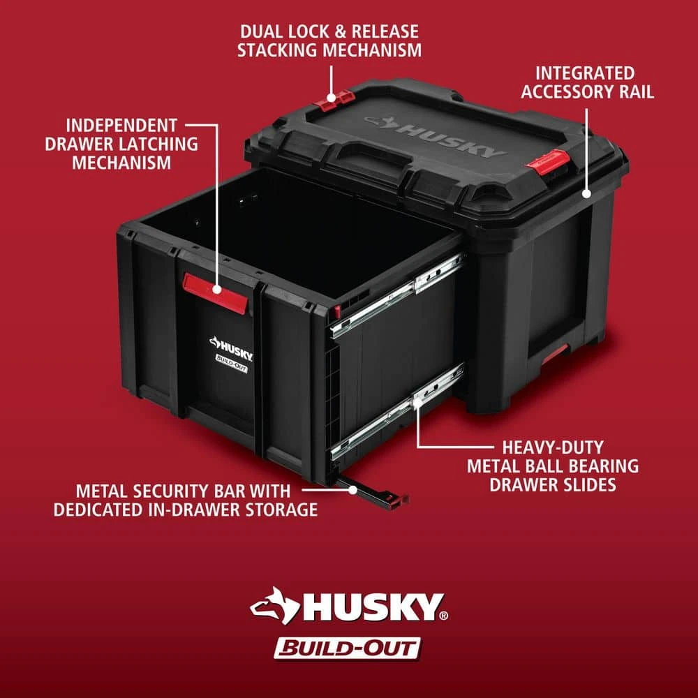Husky Build-Out 22 In. Deep Drawer Tool Box 8 Husky Build-Out 22 In. Deep Drawer Tool Box - Image 6
