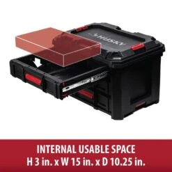 Husky Build-Out 22 In. 3-Drawer Tool Box 24 Husky Build-Out 22 In. 3-Drawer Tool Box -Husky Tools Shop black husky modular tool storage systems hky22856 d4 1000
