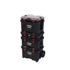 Husky Build-Out 22 In. Black Plastic New 6-In-1 Tool Box Set -Husky Tools Shop black husky modular tool storage systems hkybo6new 1f 1000