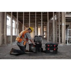 Husky Build-Out 22 In. Black Plastic New 6-In-1 Tool Box Set -Husky Tools Shop black husky modular tool storage systems hkybo6new 76 1000