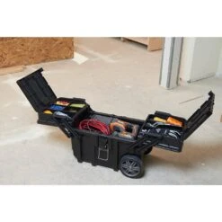Husky 25 In. Cantilever Rolling Tool Box -Husky Tools Shop black husky portable tool boxes 230380 31 1000