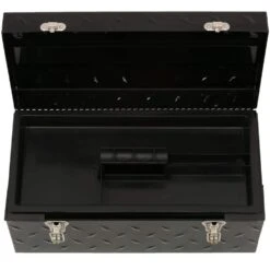 Husky 20 In. Tread Plate Metal Portable Tool Box -Husky Tools Shop black husky portable tool boxes tb 520 40 1000