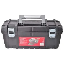 Husky 24 In. Hand Tool Box In Black -Husky Tools Shop black husky portable tool boxes thd2015 05a d4 1000