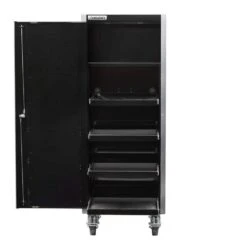Husky 28 In. W X 25 In. D Professional Duty Side Tool Chest Locker With Casters In Black -Husky Tools Shop black husky side tool cabinets lockers hpro27slockerbl 1d 1000