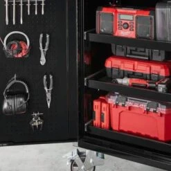 Husky 28 In. W X 25 In. D Professional Duty Side Tool Chest Locker With Casters In Black -Husky Tools Shop black husky side tool cabinets lockers hpro27slockerbl c3 1000