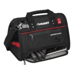 Husky 16 In. Large Mouth Tool Bag With Parts Bin Zone 14 Husky 16 In. Large Mouth Tool Bag With Parts Bin Zone -Husky Tools Shop black husky tool bags 526 248 a0 1000