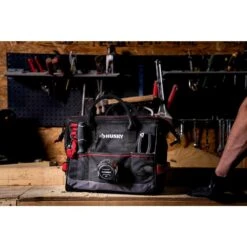 Husky Heavy-Duty 14 In. PRO Tool Bag -Husky Tools Shop black husky tool bags h 014 slo 31 1000