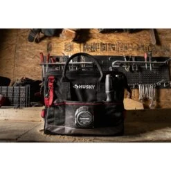 Husky Heavy-Duty 14 In. PRO Tool Bag -Husky Tools Shop black husky tool bags h 014 slo 4f 1000