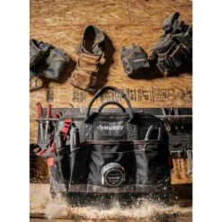 Husky Heavy-Duty 16 In. PRO Tool Bag -Husky Tools Shop black husky tool bags h 016 slo 1f 1000