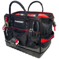 Husky Heavy-Duty 16 In. PRO Tool Bag -Husky Tools Shop black husky tool bags h 016 slo 4f 1000