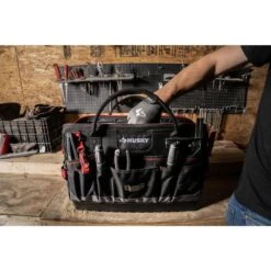 Husky Heavy-Duty 20 In. PRO Tool Bag -Husky Tools Shop black husky tool bags h 020 slo fa 1000