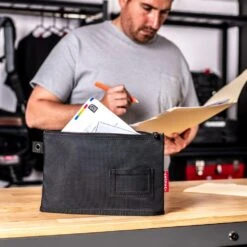 Husky 12 In. Document Organizer Bag (4-Pack) -Husky Tools Shop black husky tool bags hd25100 4pk th 44 1000