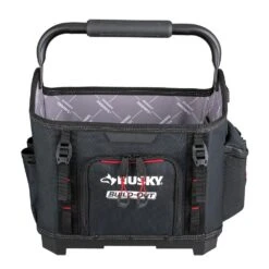Husky Build-Out 14 In. Tool Tote -Husky Tools Shop black husky tool bags hd72014 th 4f 1000