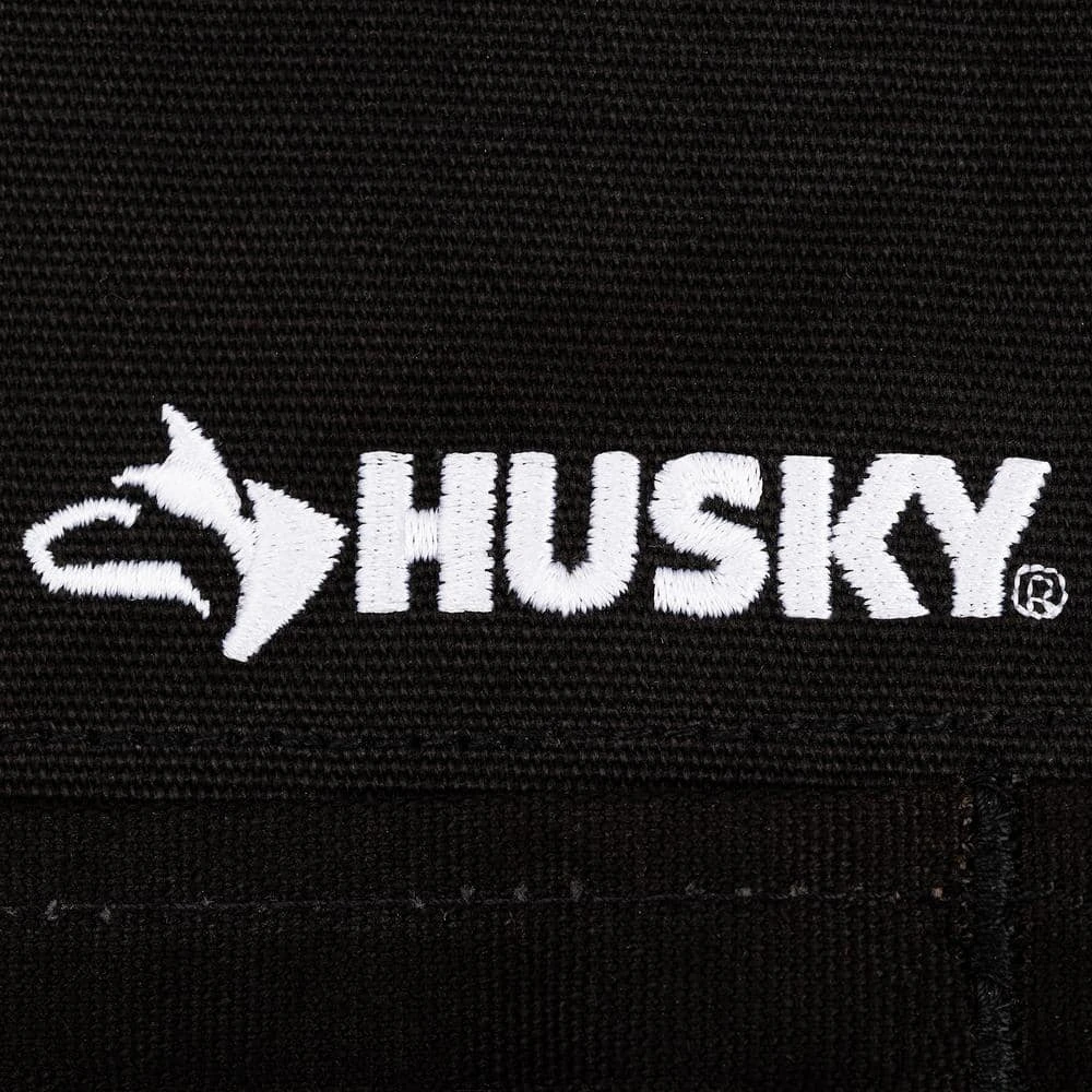 Husky 23 In. 16-Pocket Black Canvas Bib Tool Work Apron 10 Husky 23 In. 16-Pocket Black Canvas Bib Tool Work Apron - Image 8
