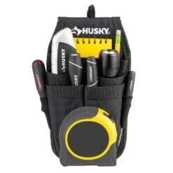 Husky 5 In. 5-Pocket Black Four Barrel Tool Belt Pouch 13 Husky 5 In. 5-Pocket Black Four Barrel Tool Belt Pouch -Husky Tools Shop black husky tool belts hd00131 th 40 1000
