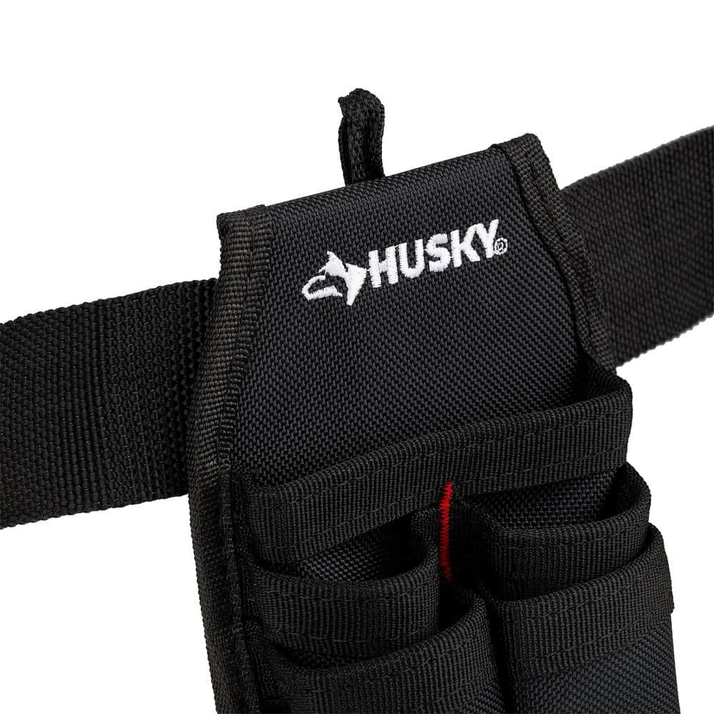 Husky 5 In. 5-Pocket Black Four Barrel Tool Belt Pouch 9 Husky 5 In. 5-Pocket Black Four Barrel Tool Belt Pouch - Image 7