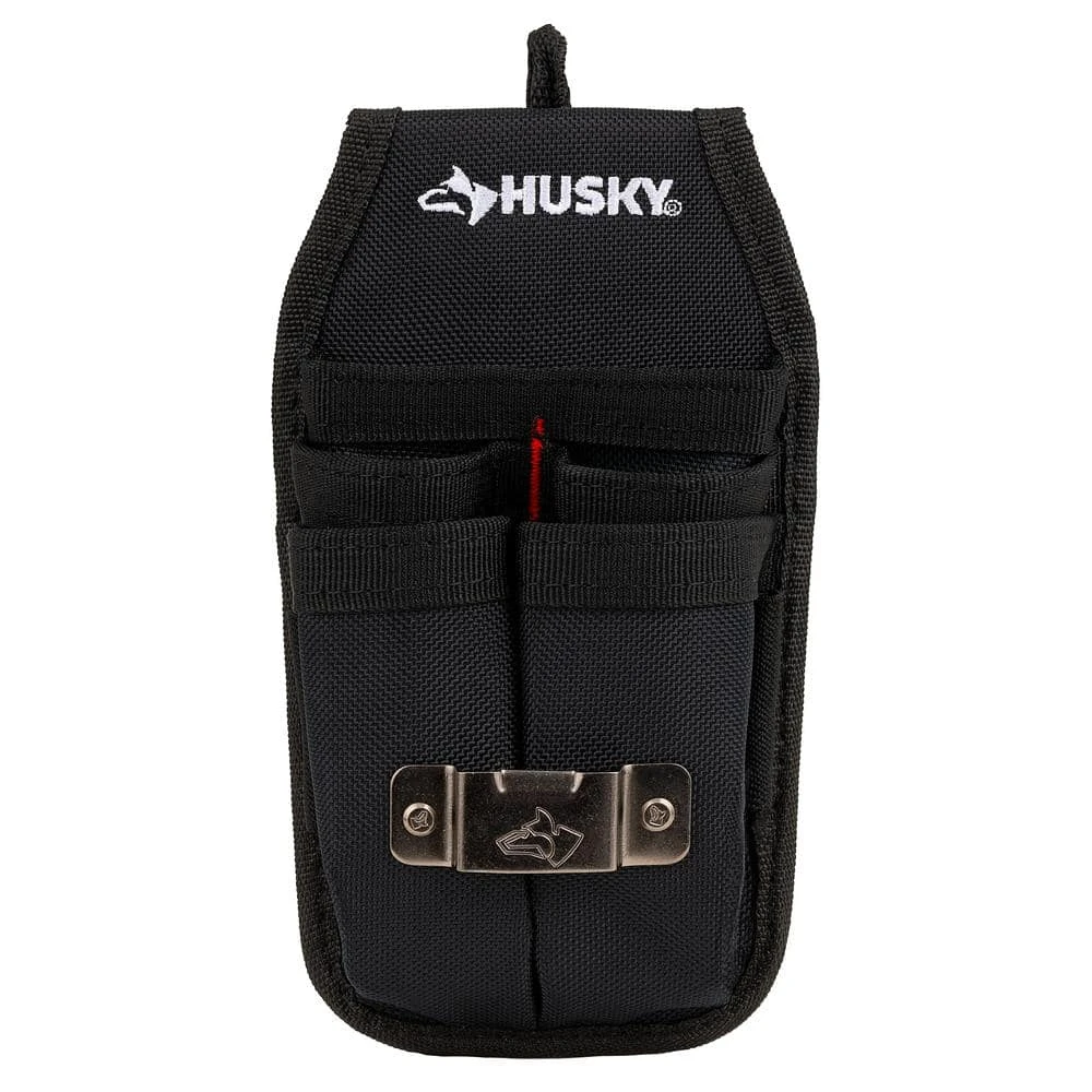 Husky 5 In. 5-Pocket Black Four Barrel Tool Belt Pouch 3 Husky 5 In. 5-Pocket Black Four Barrel Tool Belt Pouch
