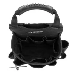 Husky 13-Pocket Black Utility Tool Pouch -Husky Tools Shop black husky tool belts hd00142 a0 1000